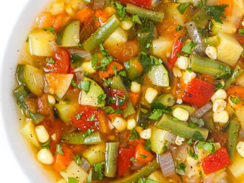 Chunky Vegetable soup - Roula