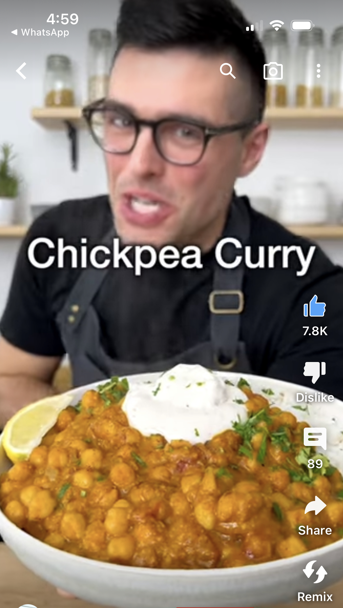 Chickpea Curry ****