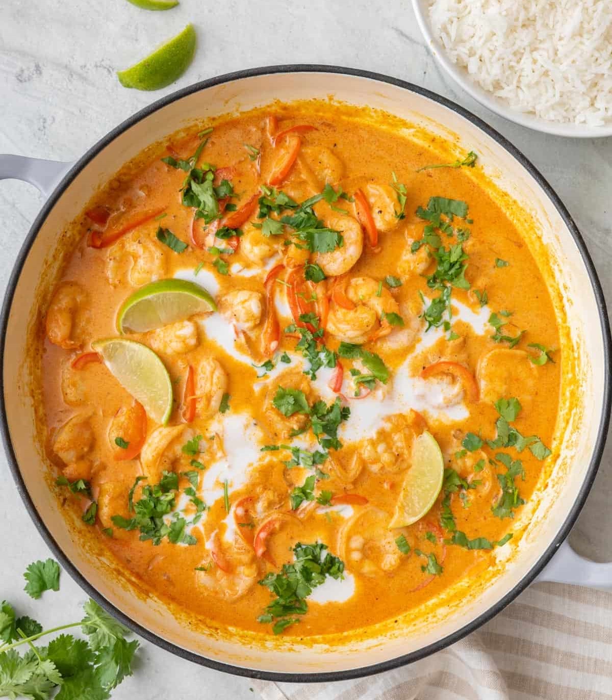 Thai Red Curry Shrimp With Coconut