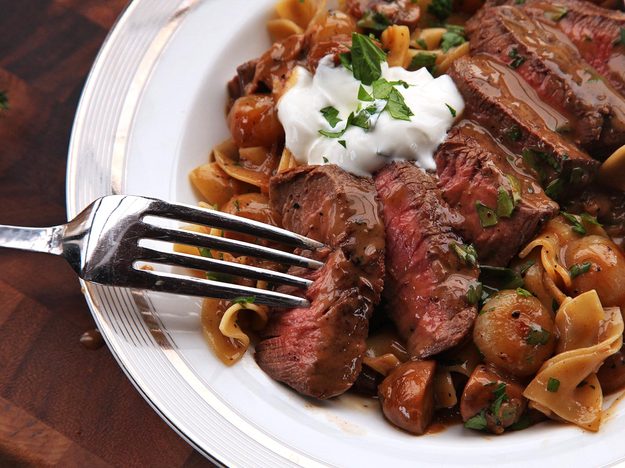 Nick's Beef Mushroom Steak Sauce (Stroganoff style)